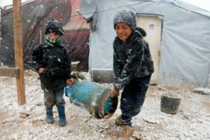 Kinder im Flüchtlingslager (Foto: Weltbibelhilfe)